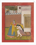 Krishna Spying on Radha, ca. 1780-90 by Unknown