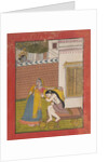 Krishna Spying on Radha, ca. 1780-90 by Unknown