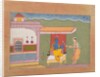 The Brahmin Delivers Rukmini's Letter to Krishna…from a Dispersed Bhagavata Purana…, ca. 1610 by Unknown