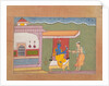 The Brahmin Delivers Rukmini's Letter to Krishna…from a Dispersed Bhagavata Purana…, ca. 1610 by Unknown