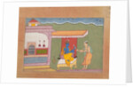 The Brahmin Delivers Rukmini's Letter to Krishna…from a Dispersed Bhagavata Purana…, ca. 1610 by Unknown