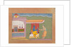 The Brahmin Delivers Rukmini's Letter to Krishna…from a Dispersed Bhagavata Purana…, ca. 1610 by Unknown