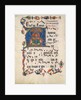 Manuscript Leaf with Initial A, from an Antiphonary, ca. 1425-50 by Unknown