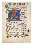 Manuscript Leaf with Initial A, from an Antiphonary, ca. 1425-50 by Unknown