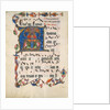 Manuscript Leaf with Initial A, from an Antiphonary, ca. 1425-50 by Unknown