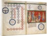 Leaves from a Beatus Manuscript: Bifolium with part of the Genealogy of Christ…ca. 1180 by Unknown