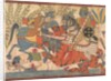 Harishchandra and his Minister Killing a Tiger folio from a Harishchandra Series, 1800-1850 by Unknown
