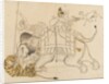 Maharao Shatru Sal II Hunting a Tiger, ca. 1866-89 by Unknown