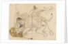 Maharao Shatru Sal II Hunting a Tiger, ca. 1866-89 by Unknown