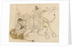 Maharao Shatru Sal II Hunting a Tiger, ca. 1866-89 by Unknown
