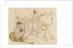 Maharao Shatru Sal II Hunting a Tiger, ca. 1866-89 by Unknown