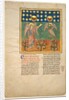 Leaf from a Beatus Manuscript: the Fourth Angel Sounds the Trumpet and an Eagle…, ca. 1180 by Unknown