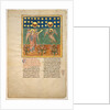 Leaf from a Beatus Manuscript: the Fourth Angel Sounds the Trumpet and an Eagle…, ca. 1180 by Unknown