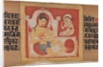 Enthroned Four-armed Bodhisattva, Leaf from…Pancavimsatisahasrika Prajnaparamita…, ca. 1090 by Unknown