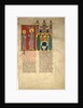 Leaf from a Beatus Manuscript: the Angel of the Church of Sardis with Saint John, ca. 1180 by Unknown