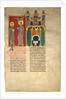 Leaf from a Beatus Manuscript: the Angel of the Church of Sardis with Saint John, ca. 1180 by Unknown