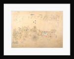 Preparatory Study for a Portrait of Man Singh and His Harem, 1810-15 by Unknown