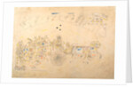 Preparatory Study for a Portrait of Man Singh and His Harem, 1810-15 by Unknown