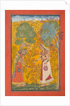 Vasanti Ragini, Page from a Ragamala Series , ca. 1710 by Unknown