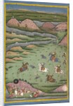 Maharana Amar Singh II or Sangram Singh Hunting Wild Boar, 19th century by Unknown