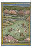 Maharana Amar Singh II or Sangram Singh Hunting Wild Boar, 19th century by Unknown
