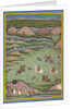Maharana Amar Singh II or Sangram Singh Hunting Wild Boar, 19th century by Unknown