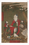 Mountain God with Tiger and Attendants, 1874 by Unknown
