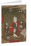Mountain God with Tiger and Attendants, 1874 by Unknown