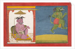 The Demon Hiranyaksha Departs the Demon Palace… from a Bhagavata Purana Series, ca. 1740 by Unknown