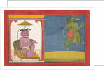 The Demon Hiranyaksha Departs the Demon Palace… from a Bhagavata Purana Series, ca. 1740 by Unknown