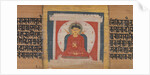 Buddha Enthroned in a Shrine, Leaf from…Pancavimsatisahasrika Prajnaparamita…, ca. 1090 by Unknown