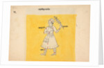 Double Sided Painting; Male with Flower/ Soldier, mid-late 19th century by Unknown
