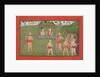 Lakshmana and Sugriva Being Carried by Palanquin to Receive Rama's Blessings…, ca. 1710-25 by Unknown