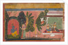 Kama Aims His Bow at Radha: Page From a Dispersed Gita Govinda, ca. 1695 by Unknown