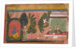 Kama Aims His Bow at Radha: Page From a Dispersed Gita Govinda, ca. 1695 by Unknown