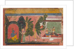 Kama Aims His Bow at Radha: Page From a Dispersed Gita Govinda, ca. 1695 by Unknown