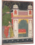 A Heroine Plucking a Flower: Page from a Dispersed Nayikabheda, ca. 1660-80 by Unknown