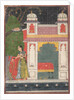 A Heroine Plucking a Flower: Page from a Dispersed Nayikabheda, ca. 1660-80 by Unknown