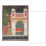 A Heroine Plucking a Flower: Page from a Dispersed Nayikabheda, ca. 1660-80 by Unknown