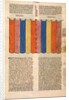 Curtain of the Tabernacle, one of six illustrated leaves from the Postilla Litteralis…, ca. 1360-1 by Nicholas of Lyra