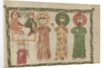 Leaf from a Gospel Book with Four Standing Evangelists, 1290-1330 by Unknown