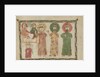 Leaf from a Gospel Book with Four Standing Evangelists, 1290-1330 by Unknown