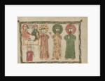 Leaf from a Gospel Book with Four Standing Evangelists, 1290-1330 by Unknown