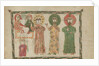 Leaf from a Gospel Book with Four Standing Evangelists, 1290-1330 by Unknown