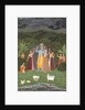 Krishna and the Gopis Take Shelter from the Rain, 1760 by Unknown