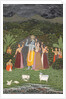 Krishna and the Gopis Take Shelter from the Rain, 1760 by Unknown