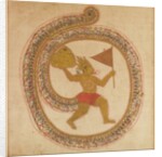 Hanuman Bearing the Mountaintop with Medicinal Herbs, ca. 1800 by Unknown