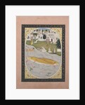 Manuscript Painting with Hindu Tantric Scene Depicting Two Fish, 1800-1820 by Unknown