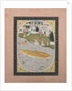 Manuscript Painting with Hindu Tantric Scene Depicting Two Fish, 1800-1820 by Unknown
