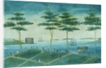 View of the Battery, New York, 1800-1850 by Unknown